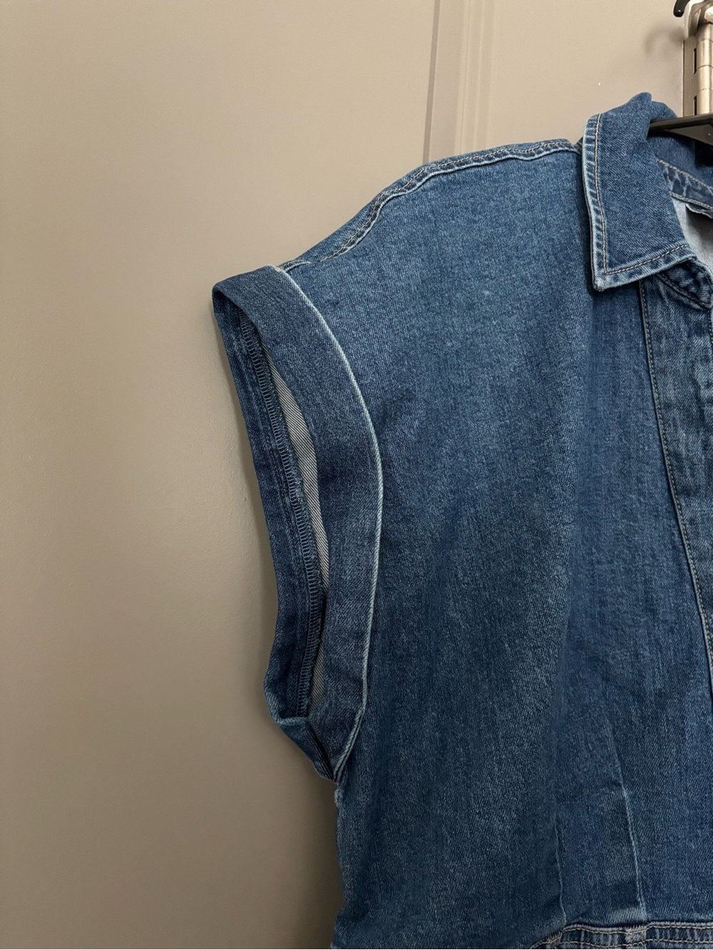 NWOT Gap Denim Dress XL Tall - Picture 5 of 7